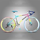 Grande sistema di frenatura: i freni del disco anteriore e posteriore assicurano che il ciclista sia sicuro anche ad alte velocità e in un terreno sciatto. Hai anche più controllo quando e dove dovresti fermarti ..