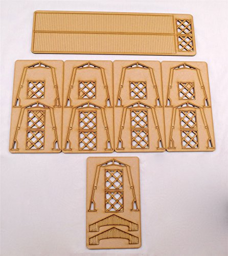 War World Scenics Oo/Ho Gauge Lattice Tunnel Bridge – Model Railways Layout Terrain Scenery #TOP4