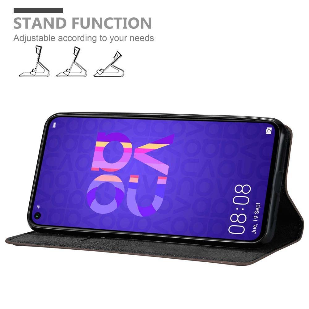 Cadorabo Leder-Hülle Für Honor 20 / 20S / Huawei NOVA 5T – Mit Standfunktion & Kartenfach, Magnetisch