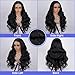 FASCARA 13x4 Body Wave Lace Front Wigs Human Hair Pre Plucked 180% Density HD Transparent Lace Frontal Wigs for Women, 9A, Small Bleached Knots, with Baby Hair, 18 Inch, Natural Color