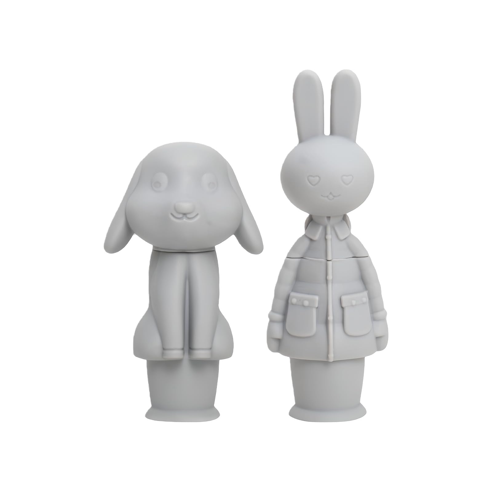 Jazuaiao Of 2 Unique Design Silicone Stoppers for Giving and Ambiance Enhancement Animal Silicone Bottle Plugs