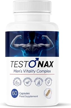 TESTONAX Men's Vitality Complex - Natural Ingredients - Powerful Legal Bodybuilding Supplement - Advanced Performance and Recovery Agent - 60 Capsules