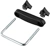Roof Box U-Bolt Clamps, Car Roof Rack U-Bolt Mounting Kit Metal Frame Retainer Clips With Installation Screws Luggage Carrier Fastener Set(Inner diameter 8cm)