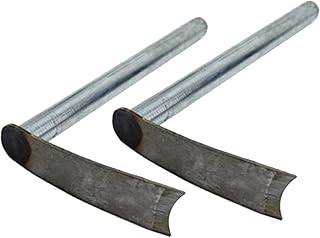 LABRIMP 2 Pcs Small Steel Hoe Gardening Tool with Ergonomic Design and Portable Stainless Steel Handle for Weeding and Digging in Garden and Farm
