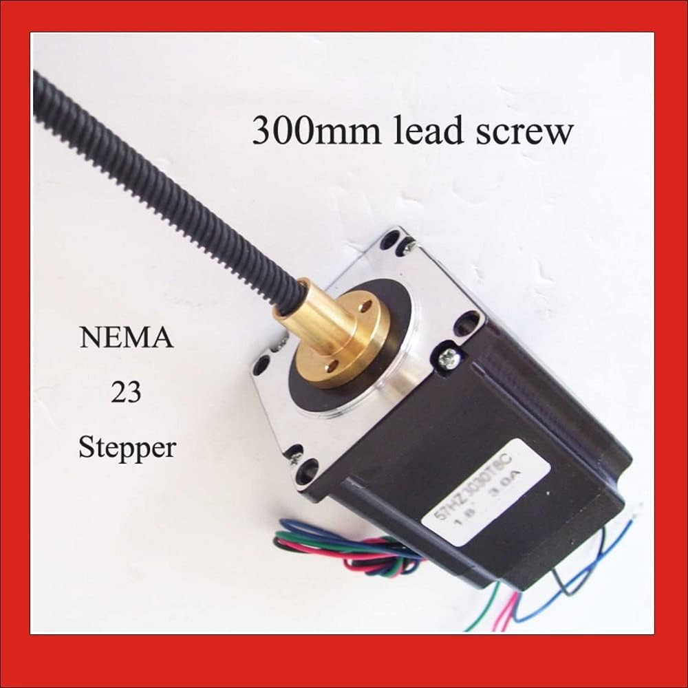 Promotion! 23 Lead Screw Linear Stepper Motor 23 Screw Axial 300mm Length T8 Copper Nut