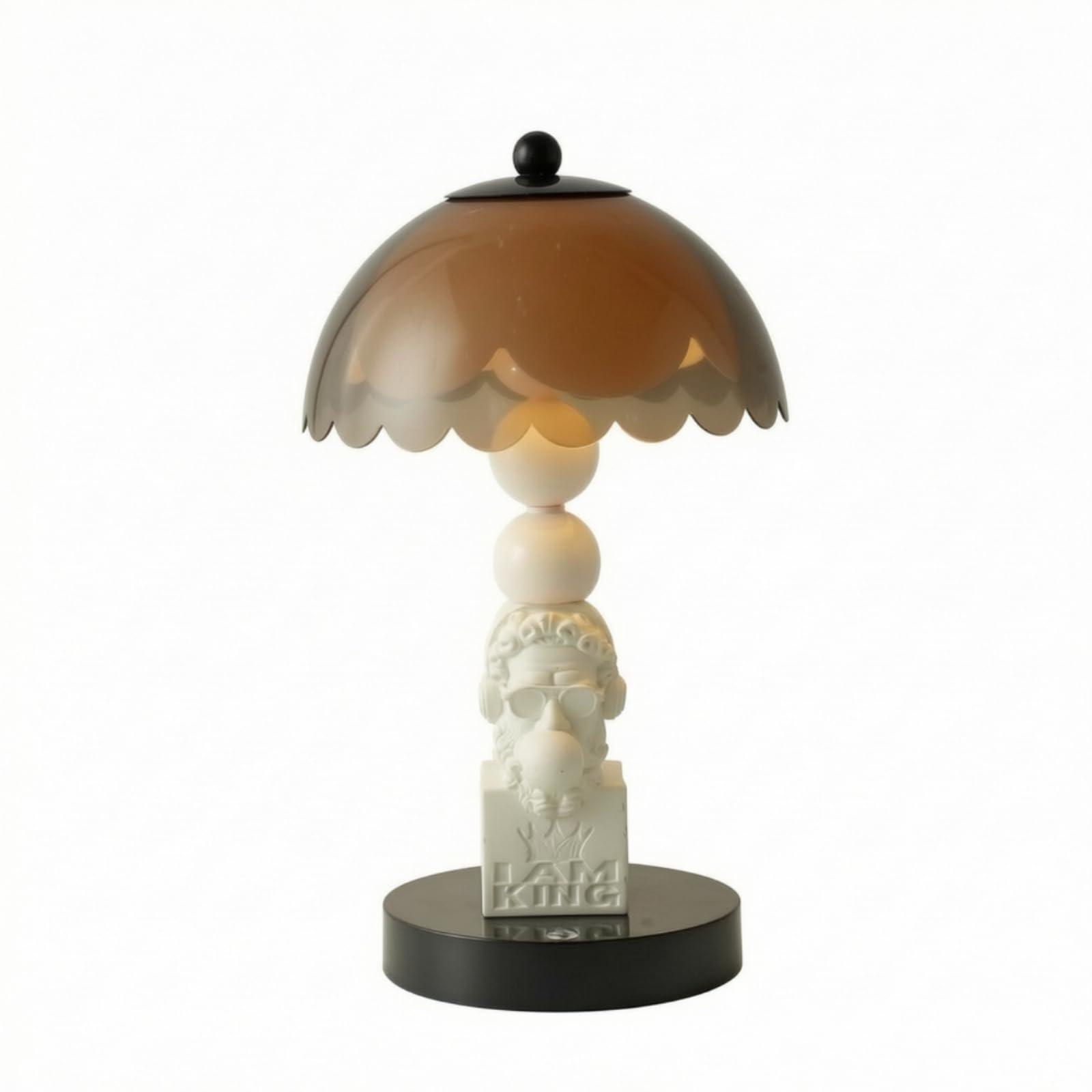 Lampada da Comodino con Base Scultorea a Cuore Paralume a Tamburo con Controllo Tattile per Camera da Letto Soggiorno Arredamento Moderno, Argento