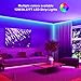 Elfeland LED Strip Lights 39.3FT/12M 5050 RGB Light Strips Color Changing Rope Lights Flexible Tape Light Kit with 44 Keys Remote Controller & 12V 5A Power Supply