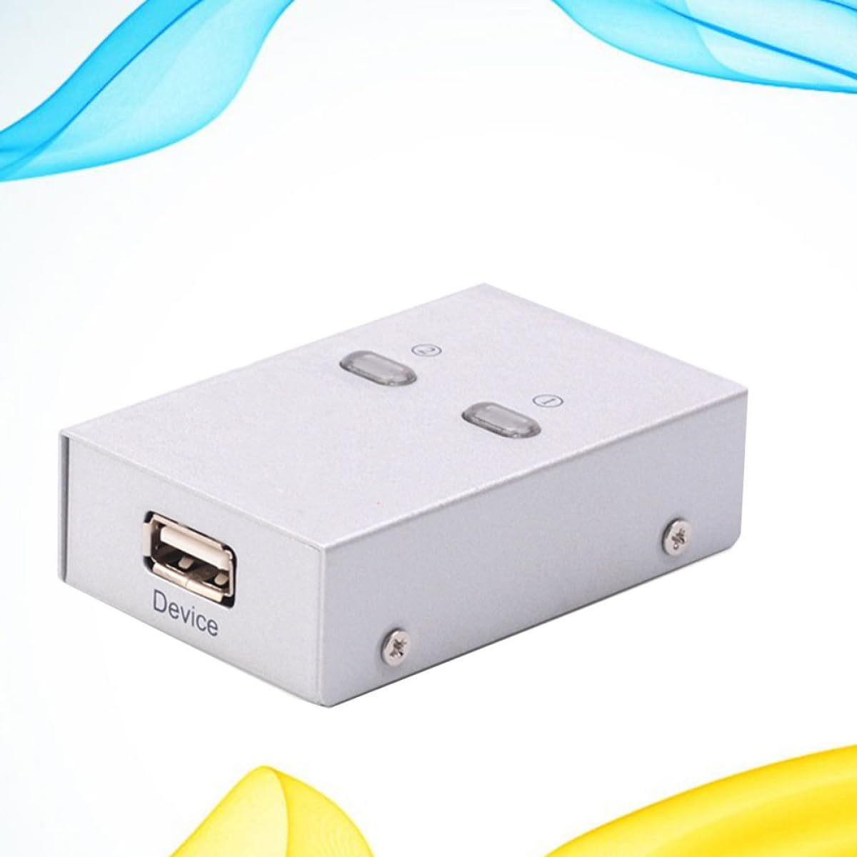 2piezas USB Conmutador Automático para Dispositivos Periféricos para Impresoras y Escáneres Sin Cables Adicionales
