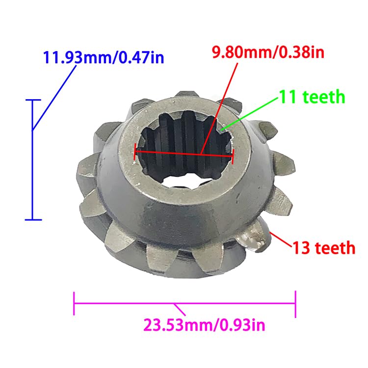Outboard 3GR 369-64020-0 Pinion 369-64010-0 Forward 369-64030-0 Reverse Gear Set for Tohatsu for Nissan 4HP 5HP 6HP/ 5040158 5040155 5040159 for Evinrude Johnson OMC/ 16138 812944 8129451 for Mercury