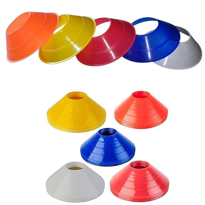 Ananya Sports Agility Training Space Marker Mini Small 1.5 inch Ground Marker Cone Multicolour for Football, Cricket, Track and Field (50) (B0D35XYGVN) Amazon Price History, Amazon Price Tracker