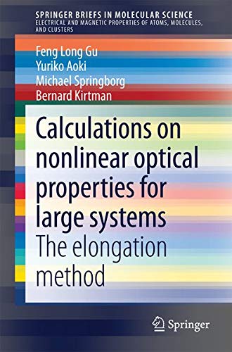 Buy Calculations on nonlinear optical properties for large systems — BookShops.in