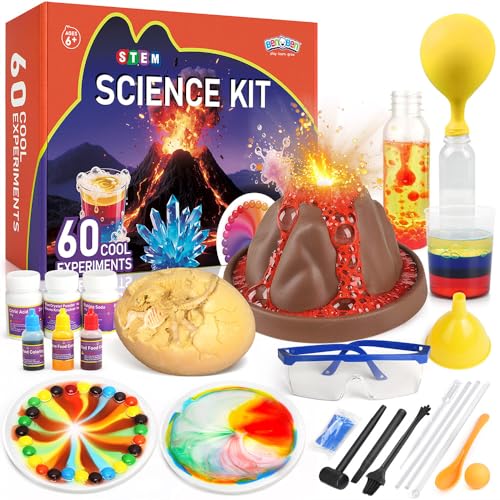 BenBen 60+ Science Experiments for Kids Age 6 7 8 9 10 Fun Science Kits