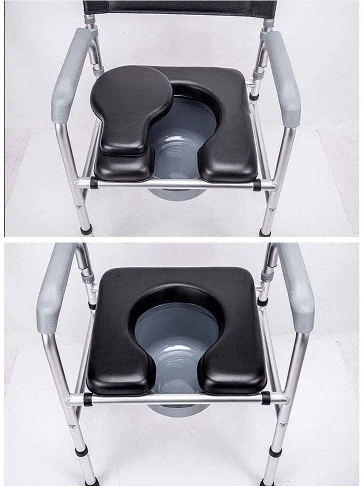 Cojín universal de poliuretano para asiento de inodoro, para silla de noche, silla de ruedas de ducha, cojín acolchado de esponja lavable
