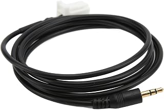 Plugue do cabo do trocador de CD, substituição do adaptador de fio ABS AUX para Suzuki SX4 2007-2010 Fábrica Clarion Rádio para carro