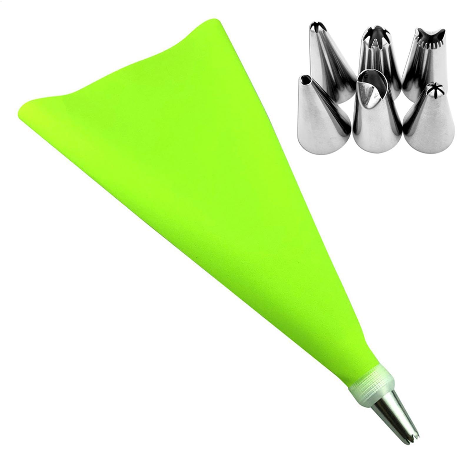 Piping Tips - Piping Bags Tips, Cake Decorating Kit | Stainless Steel Ice Nozzles And Pastry Bag, Large Flower Icing Nozzles, Supply