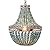 FIRVRE Wood Beaded Chandelier,Rustic Vintage Farmhouse Pendant Light,Boho Light Fixtures,Bohemia Blue Beach Ceiling Light for Living Room,Bedroom,KitchenIsland