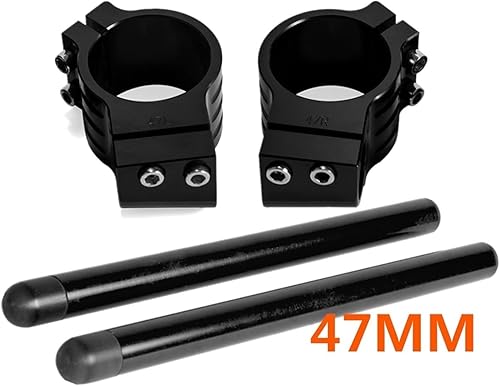 Miniatura 2 de Compatible con R3 R15 V3 2019 2020 CNC - Clip de abrazadera para manillar de motocicleta de 1.772 pulgadas (1.850 in), barra de mango de horquilla,
