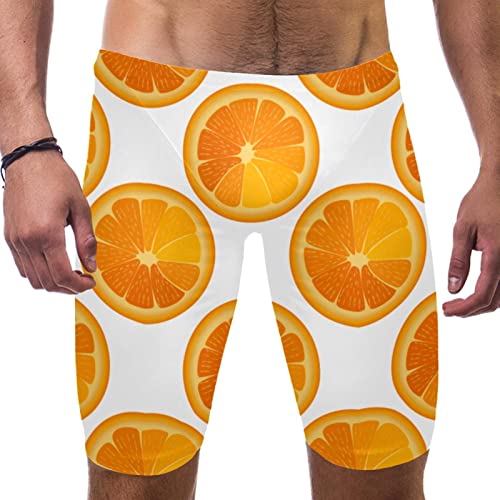 Maillot de bain pour homme Jammer orange à motif dessin animé multicolore en taille M