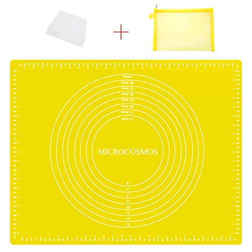 Extra Thick Silicone Baking & Pastry Mat with Measurements, Non-Stick, Non-slip, Countertop Safe