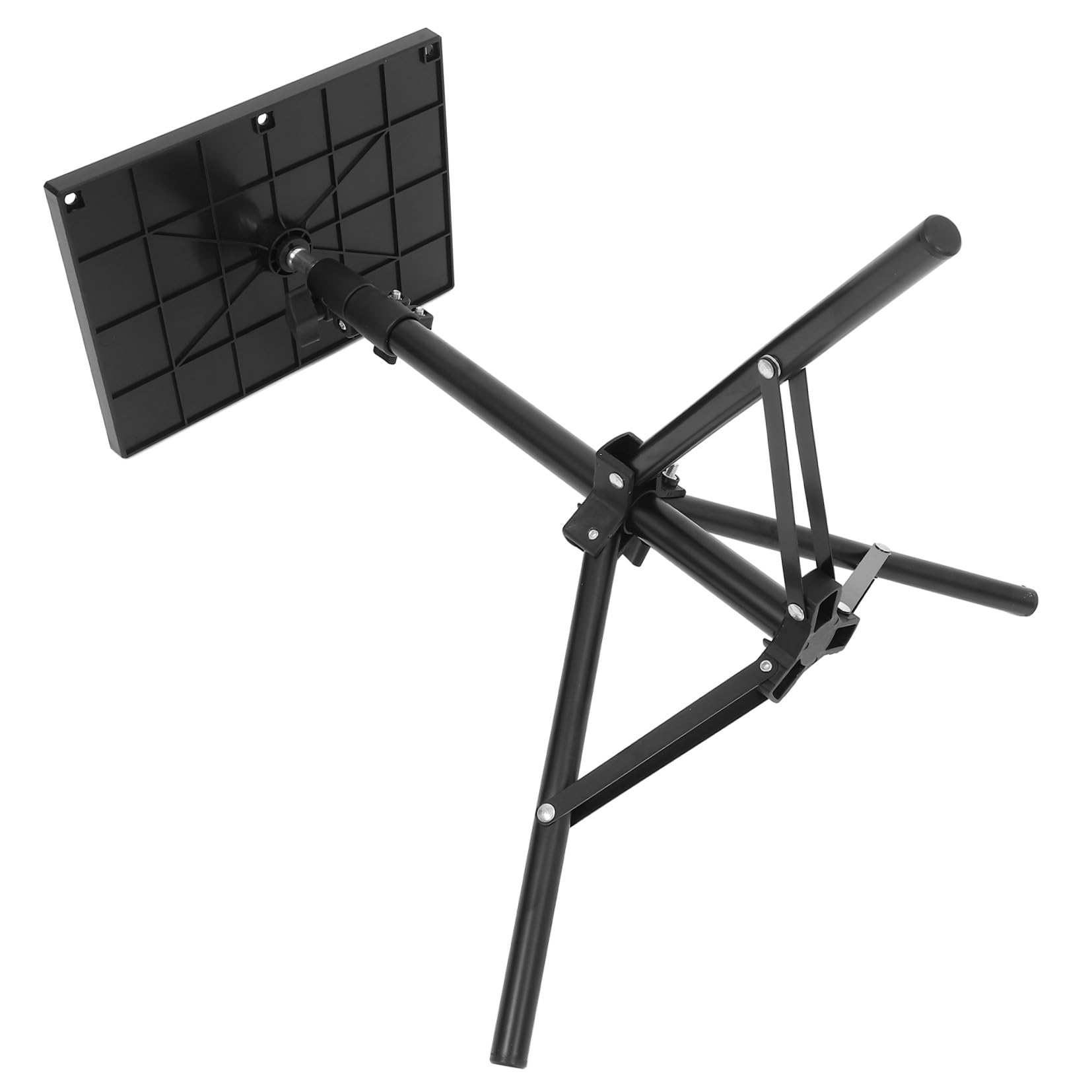 POPETPOP Trípode Diseño Estable y Compacto para Proyector Portátil de Abs y Hierro con Bandeja, Soporte de Suelo Ajustable para Grabación y Lectura