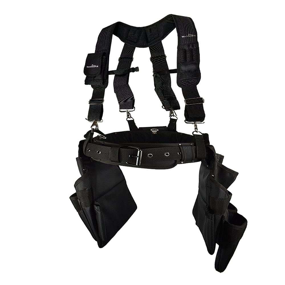 Workgearuk Black Tool Belt 15 Pocket Wg-Px18hdb13