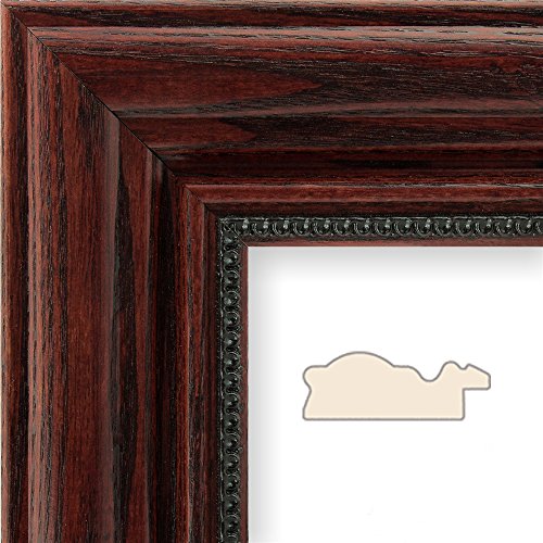 Personalized Push Pin World Travel Map With Solid Wood Cherry Frame And Pins - Blue Oceans - 27.5 Inches X 39.5 Inches #TOP4