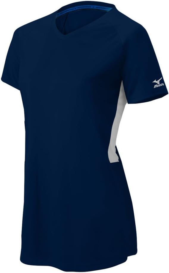 Mizuno Women's V-Neck Moisture Management Fastpitch Softball Tee Shirt