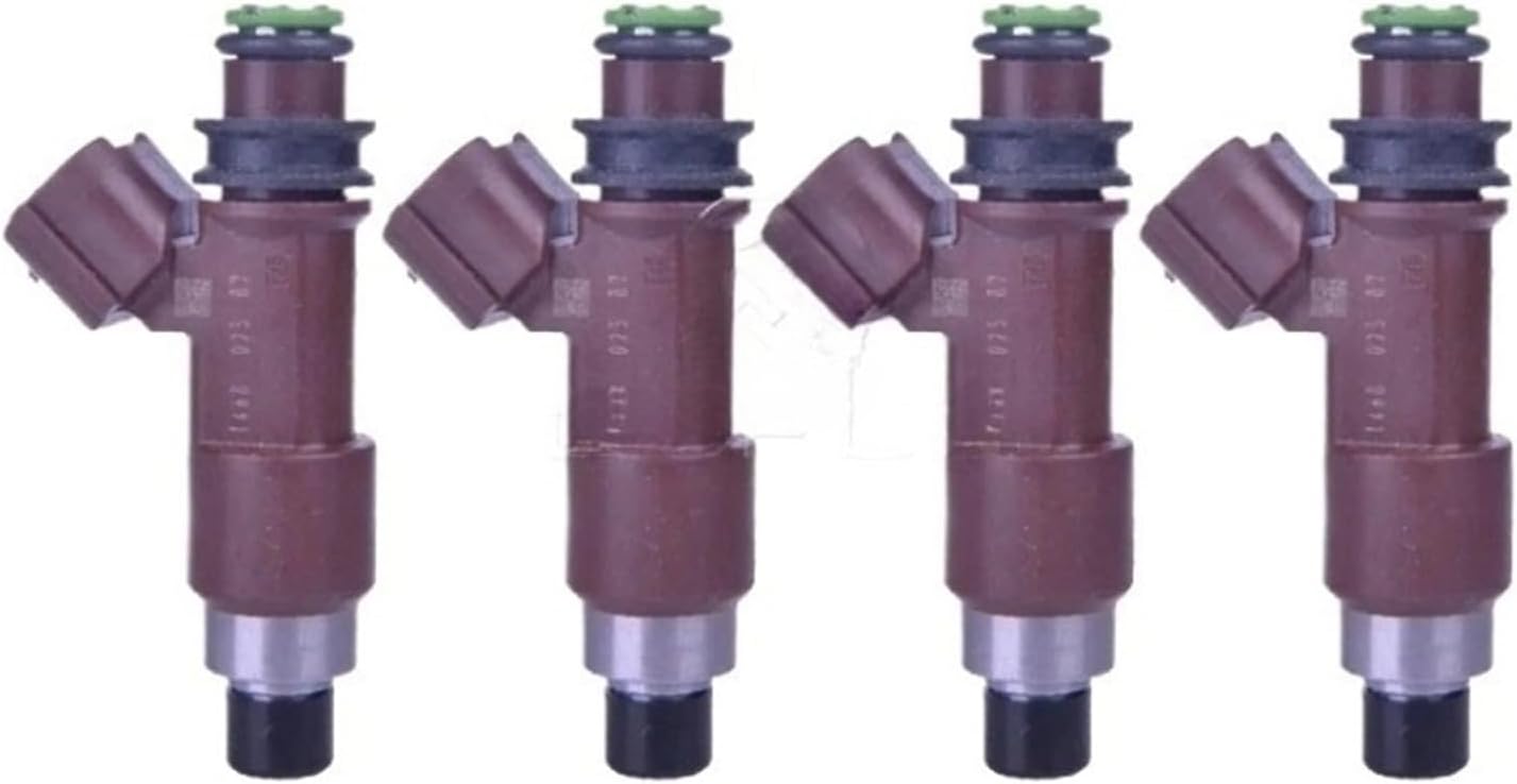 4X Fuel Injector Compatible with Petrol Car OEM 146002507 Replacement Auto Injection Flow Matched Nozzle Injectors Fuel Spray System Direct Replacement High Performance Fuel Injection Kit