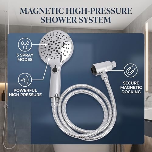 Pommeau de douche à main avec mode pause pour économiser l'eau sous la douche - 7