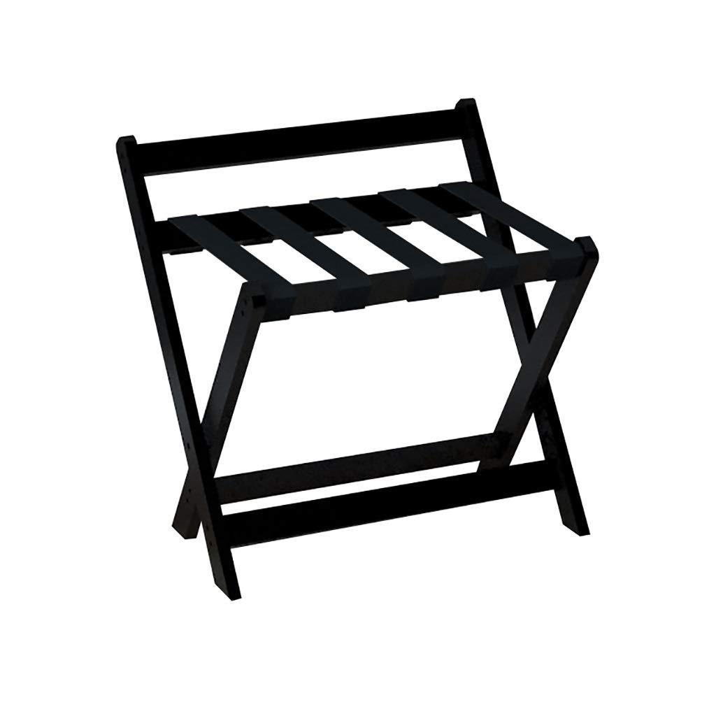 MSHGSKU Luggage Racks Folding Luggage Rack Hotel Luggage Rack Land Folding Solid Wood Room Hotels Luggage Storage Rack,A