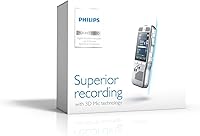 Vista 5 de Philips Memo digital profesional de bolsillo DPM-8000 con software Cradle y Speechexec Pro