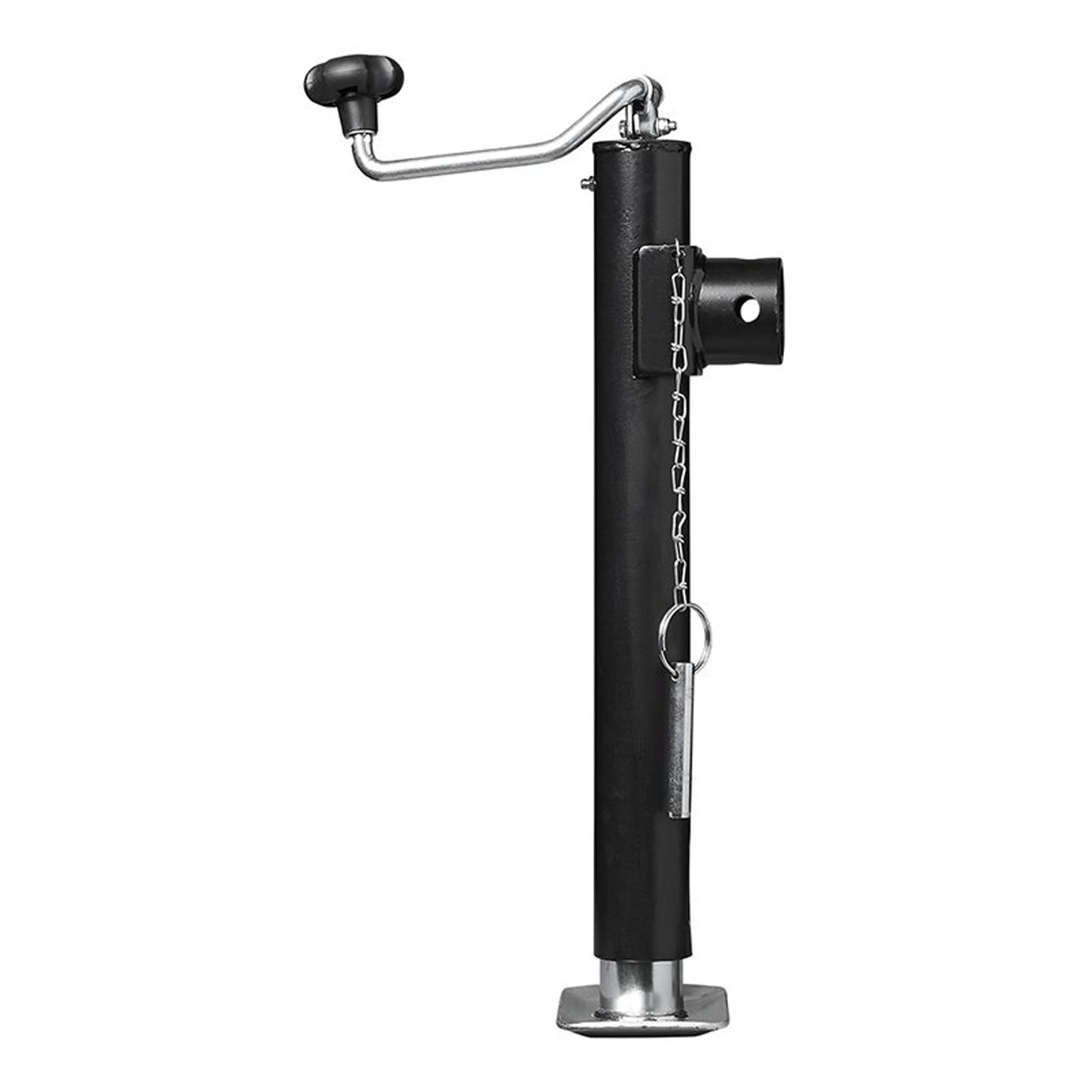 The Drive Ausdrehstütze für Anhänger 520-900mm Obenschlinger klappbar 2500kg mit Flansch