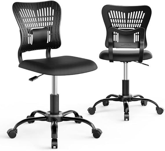 PALONE Desk Chair Armless Office Chair Computer Home Office