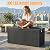 ATMELT Outdoor Storage Box,160 Gallon Resin Deck Box,Waterproof & UV Resistant Lockable Package Delivery Bin,Toy Cabinet for Indoor & Outdoor