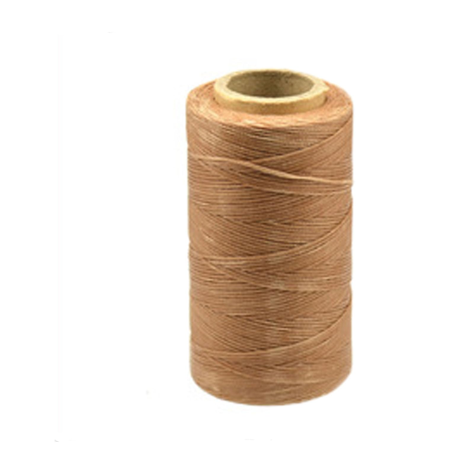 Waxed Thread, 150D 1mm Thick Strong Thread,260M Leather Sewing Waxed String