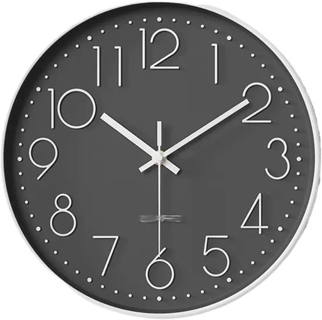 Home Wall Clocks Living Room Wall Clock Luxury Modern Simple Wall Clock Bedroom Mute Creative Family Clock Household Quartz Clock Home Office Decorations (Color : D, Size : L) (D Small)