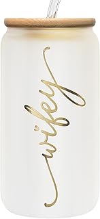 Bride To Be Gifts - Bridal Shower Gift - Engagement Gifts for Women, Bachelorette Gifts for Bride, Bride Gifts - Bachelorette Party Favors, Wedding Bridal Shower Decorations - 16 Oz Can Glass for Her