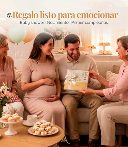 Miniatura 4 de Album Bebe Primer Año Libro Recuerdos Bebe Regalo Bebe Recien Nacido Niño Niña Album Fotos Bebe Mi Primer Año 0-12 Meses Huellas Ecografia 120 Pegatinas 2 Sobres Baby Shower Nacimiento Mama Primeriza