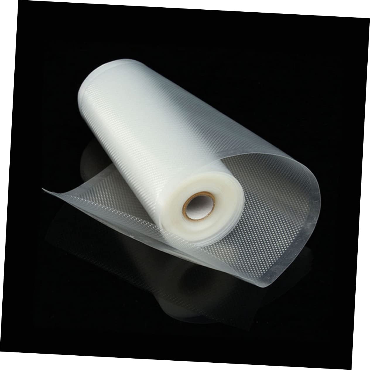 Sacchetti Sottovuoto Goffrati in Rotolo 15x20 Pe Bianco | Conservazione Alimenti, per Piccoli Articoli e Verdure, Monouso per Cucina e Outdoor