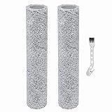 DianSung Spazzole a Rullo di Panni per ECOVACS DEEBOT T90 PRO Omni /T90 PRO /T90 Omni /X12 PRO Omni Ricambi per aspirapolvere, Set di Accessori con 2 spazzole a Rullo