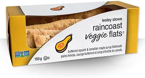 RAINCOAST CRISPS Butternut Squash & Canadian Maple Syrup Flatbreads, 5.3 OZ