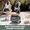 Igloo Trailmate 52Qt Wheeled Cooler, Insulated Hard Shell Ice Chest, Carbonite