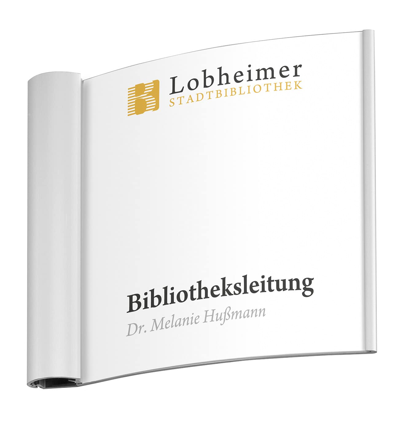 10 Türschild Sydney silber | 148x167mm | Quadratisch | Aluminium | zur Schraubmontage | 10 Stück | Büroschild, Raumkennzeichnung Büro