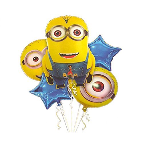 GRAND SHOP Have A Magical Birthday Mermaid Theme Foil Balloon Set Of 5 Pcs|Multicolor