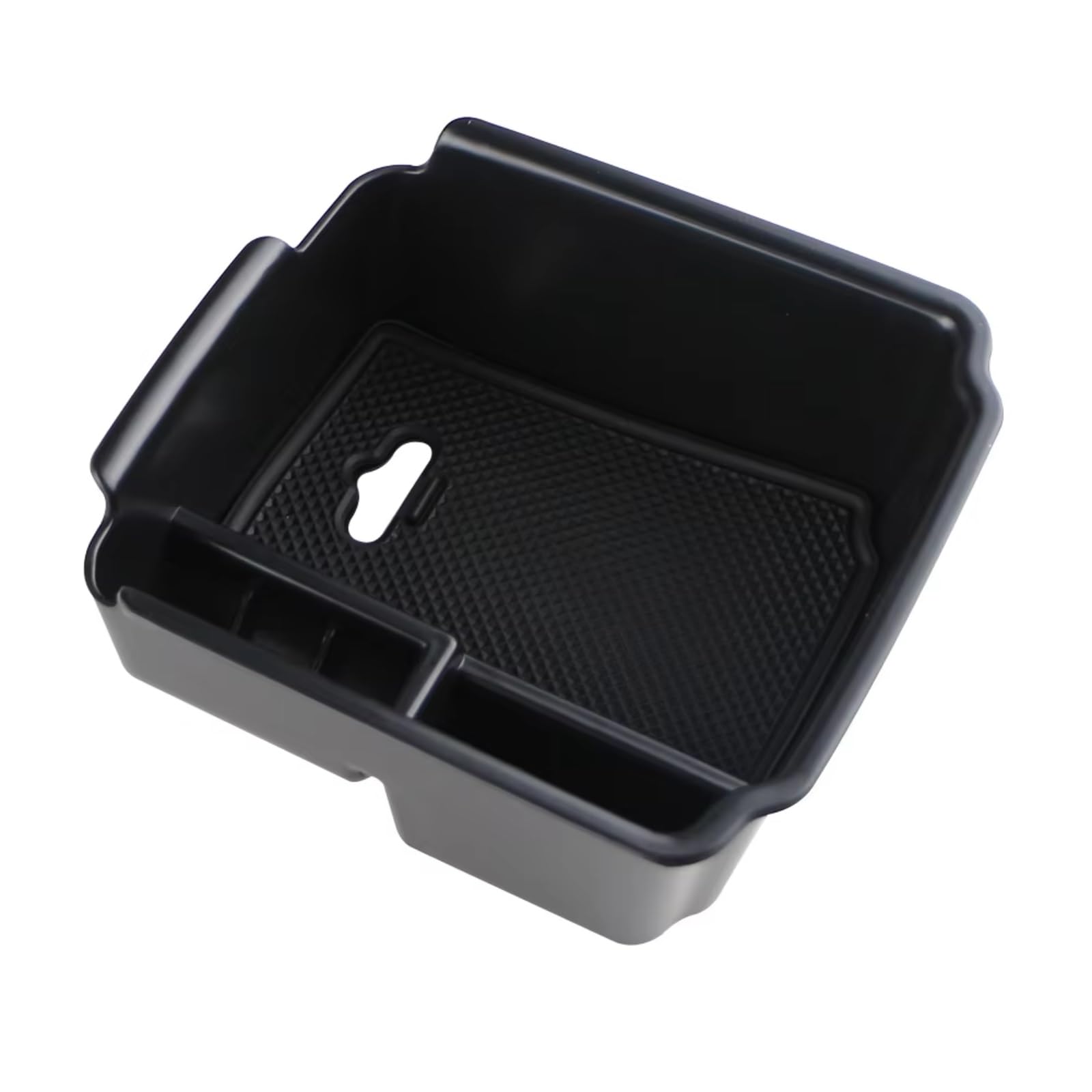 DSEQOPHH Armrest Insert Organiser Compatible With Vw For Tiguan For Mk2 2017-2022 For Taos 2022 1 Pcs Car Armrest Box Storage Tray Container Organization Accessories
