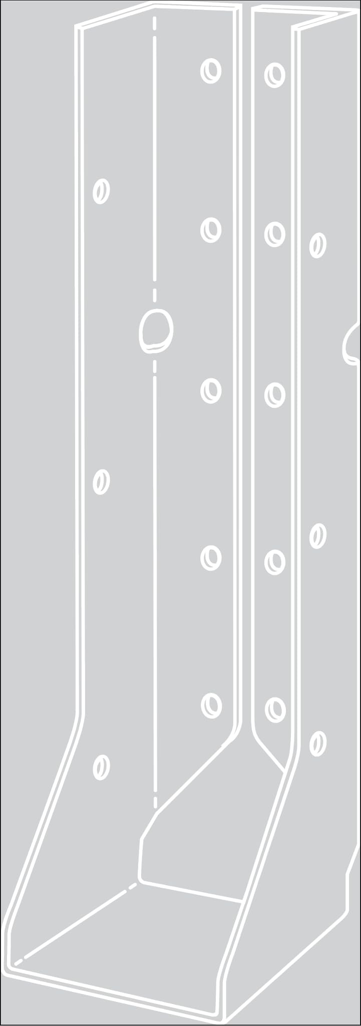 Amazon.com: Simpson Strong-Tie LUC210Z LUC ZMAX Galvanized Face