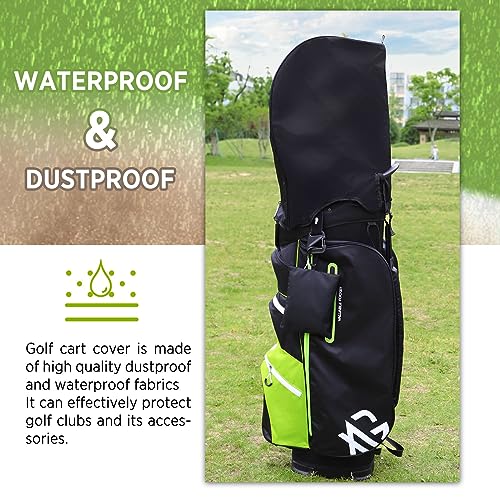 Golfbag,Golf cart Bag mit 15-facher Unterteilung für Herren und Damen,Premium Golf Bag mit Regenhülle, Kühler und Golfzubehör Kit