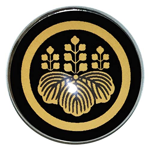 家紋 ピンバッジ 丸に五七桐 ピンズ 家紋