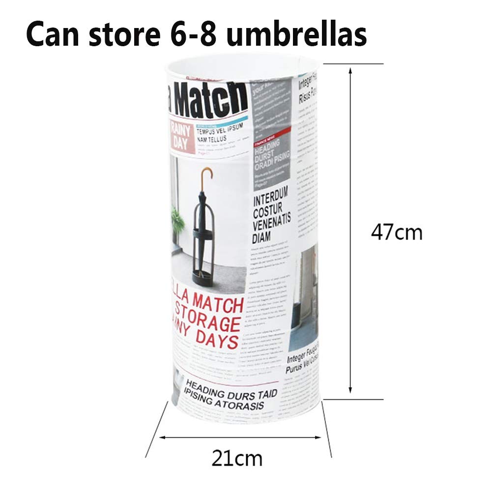 Porte Parapluies En Métal - Seau À Parapluie Créatif Creux | Bac De