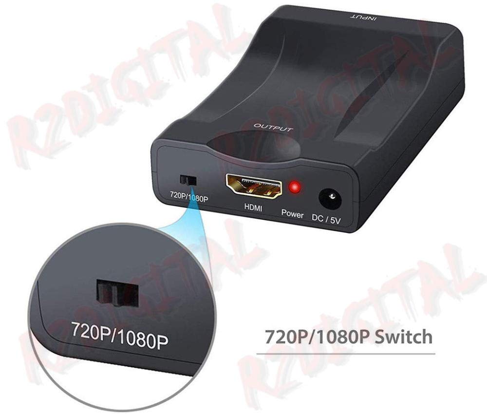 CONVERTITORE ADATTATORE DA HDMI A SCART DIGITALE IN ANALOGICO CHDSCART CONVERTITORE ADATTATORE DA HDMI A SCART DIGITALE IN ANALOGICO CHDSCART